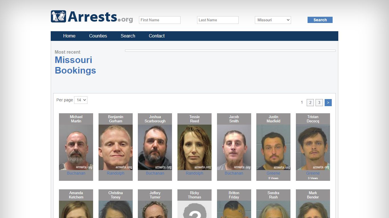 Missouri Arrests and Inmate Search