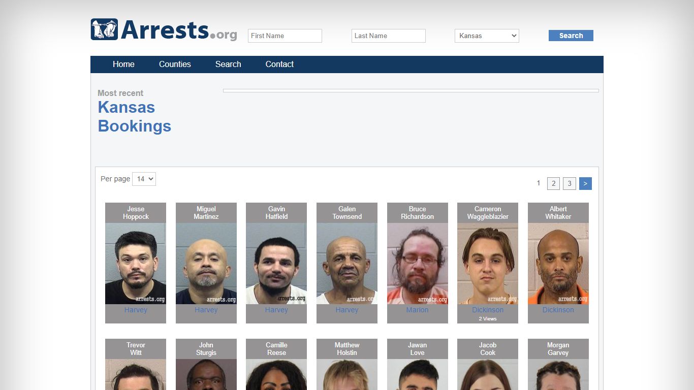Kansas Arrests and Inmate Search